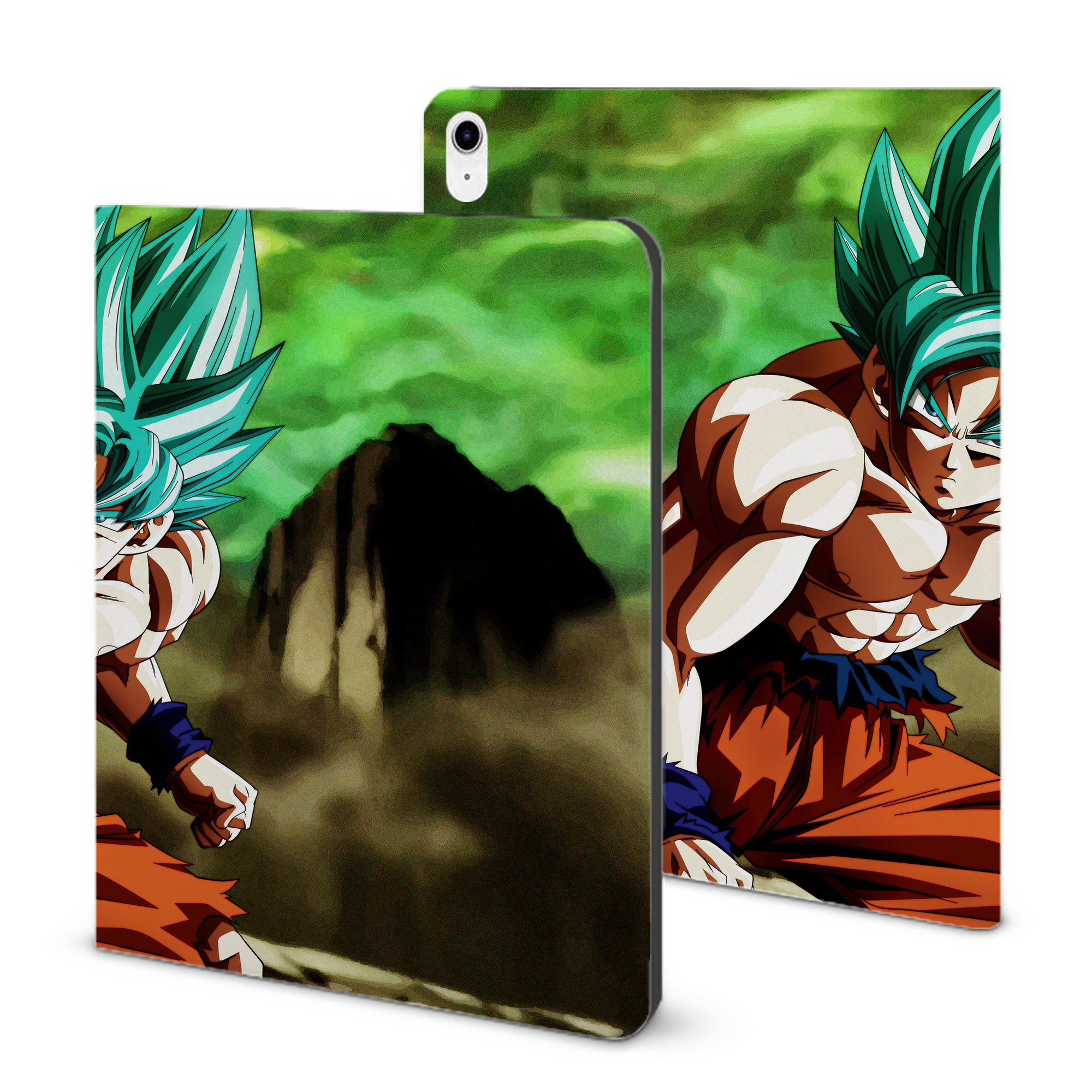 （画像用） ドラゴンボール DRAGON BALL IPad ケース ブック型 PUレザー TPU 耐衝撃 軽量 薄型 ペン収納なし 全面保護 IPad 各モデル対応